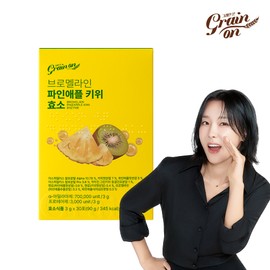 그레인온 GrainOn Bromelain Pineapple Kiwi Enzyme 1-Month Supply (3g x 30 Packs)