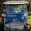 RED DOT Vented Clear Golf Cart Windshield Compatible with Star