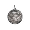 Sienna Glass 10cm Friendship Ball 25th Wedding Anniversary Silver