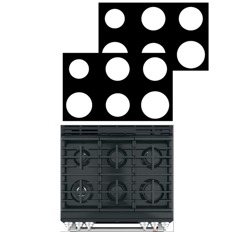 2 Pcs 30Inch Stove Top Protectors For GE Model CGS750P4M2W2