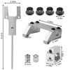 Metal Toggle Drive Connector and Metal Drive Toggle and Clevis