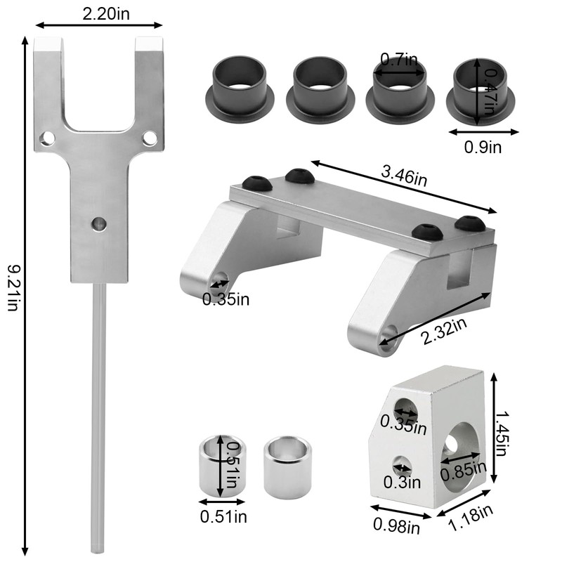 Metal Toggle Drive Connector and Metal Drive Toggle and Clevis