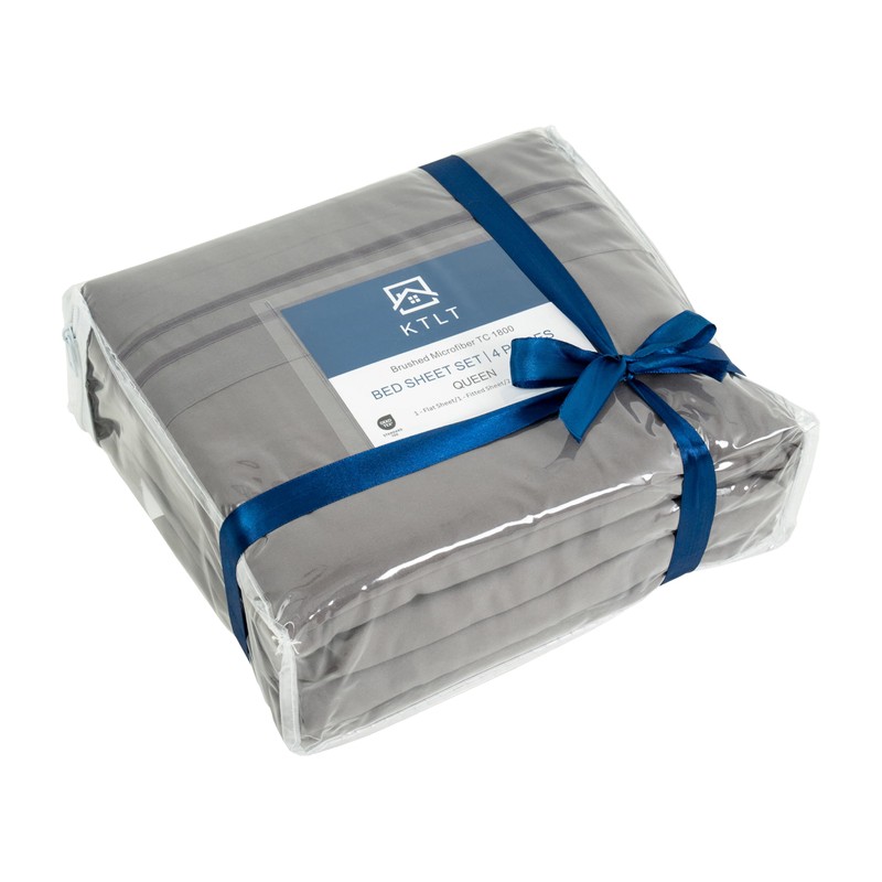 KTLT Queen Sheet Set - 4 Piece Bedding Sheets &