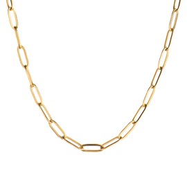 LUCKMAN Cadenas para Hombre, Collar de Acero Inoxidable con Baño de Oro 18k – Accesorios y Joyería para Hombre, Ideales como Regalos para Hombre Originales Cumpleaños, Regalos para Papá y Novio Navidad, Modelo Roman