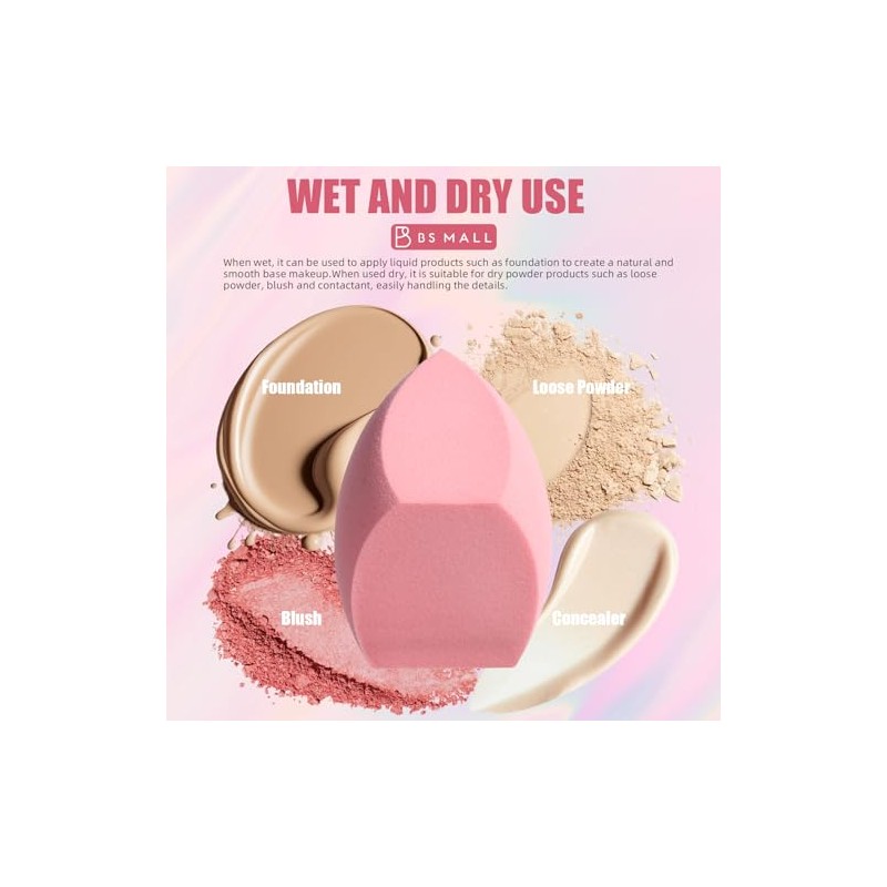 BS-MALL Set De Brochas De Maquillaje De 21 Piezas Con