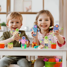 12pcs Fidget Spinners for Kids and Adults Stress Relief Sensory Toys, Transformable Fingertip Gyros Robot Toys for Party Favors Stocking Stuffers, Classroom Prizes