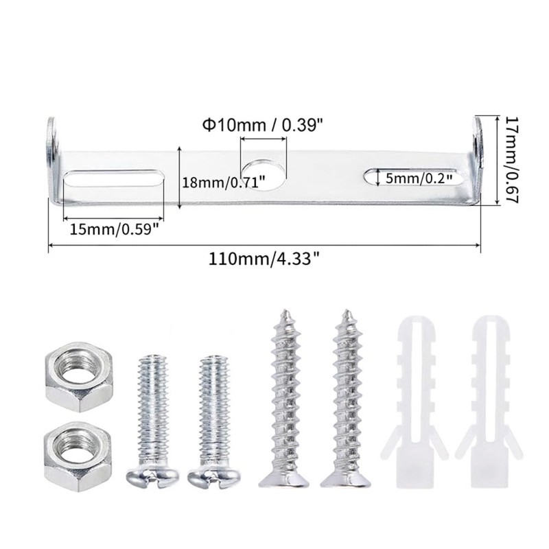 2 Set 110mm Ceiling Light Plate Kit Ceiling Lighting Bracket