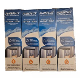 PP-RWF1200A-S PUREPLUS PP-RWF1200A Replacement Water Filter, Pack of 4 Sealed