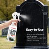 Headstone Cleaner for Graves, Cemetery, Gravestone, Tombstone Cleaner Solution Removes