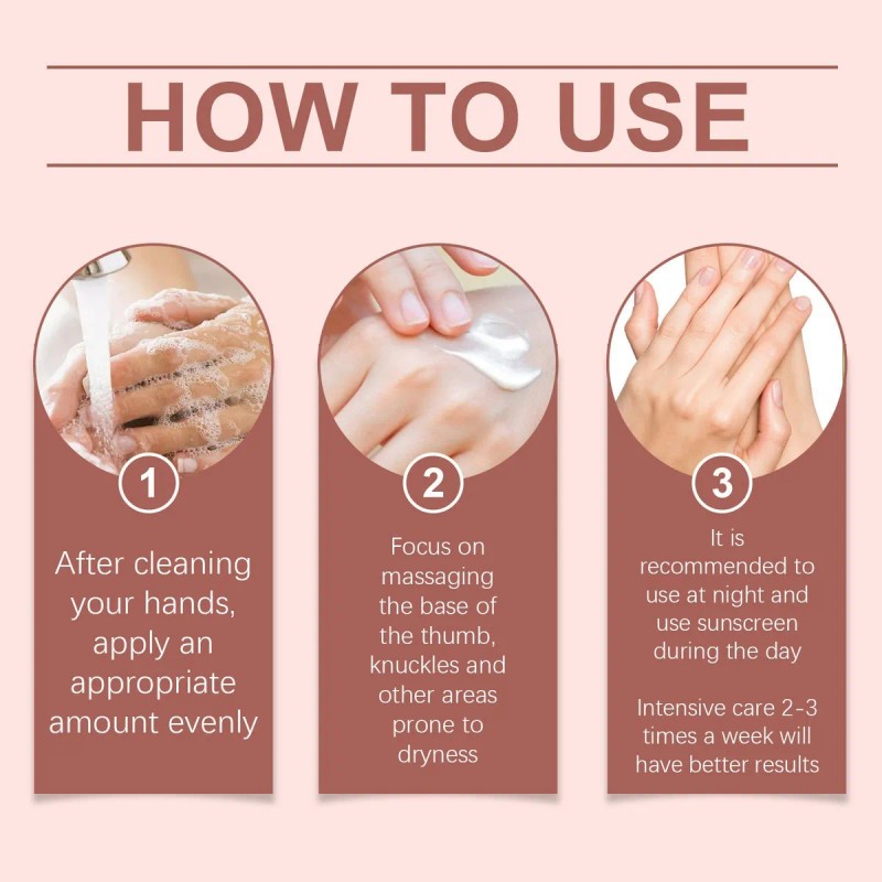 Crema De Manos Con Retinol, 2 Unidades, Hidratante Y Nutriti