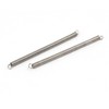 sourcingmap 0.3mmx3mmx60mm 304 Stainless Steel Tension Springs Silver Tone 5pcs