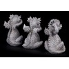 Cute Dragon Figures Set of 3 – See Nothing Evil