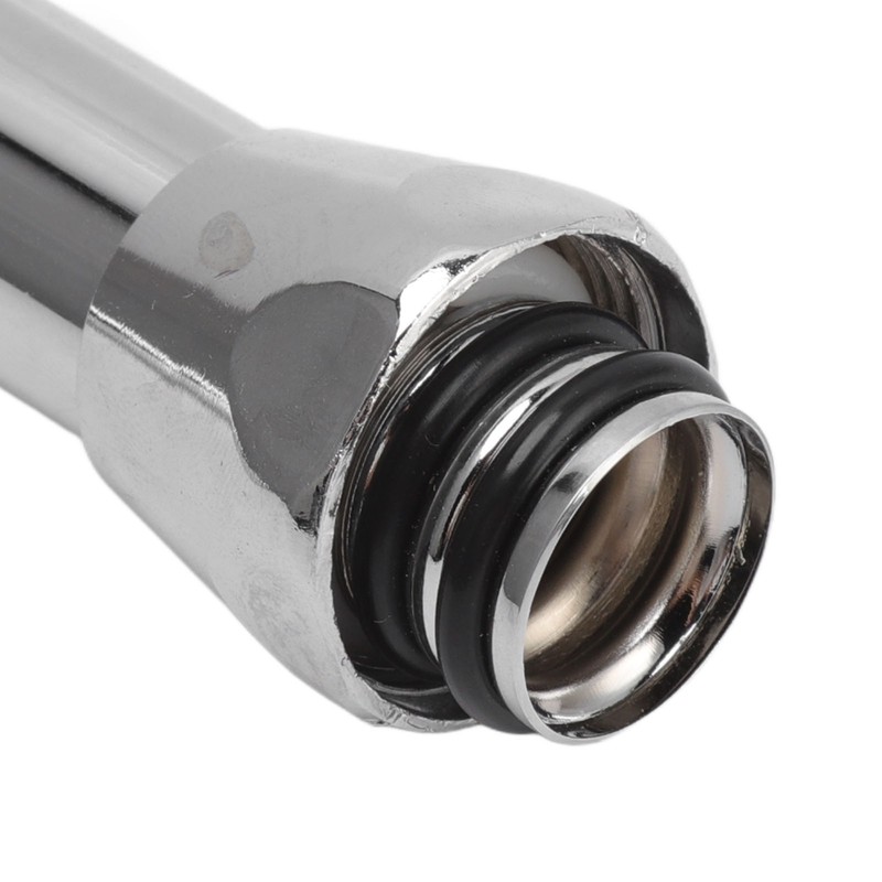 Foot Pedal Faucet Set Stainless Steel Hands Free Silver Touchless