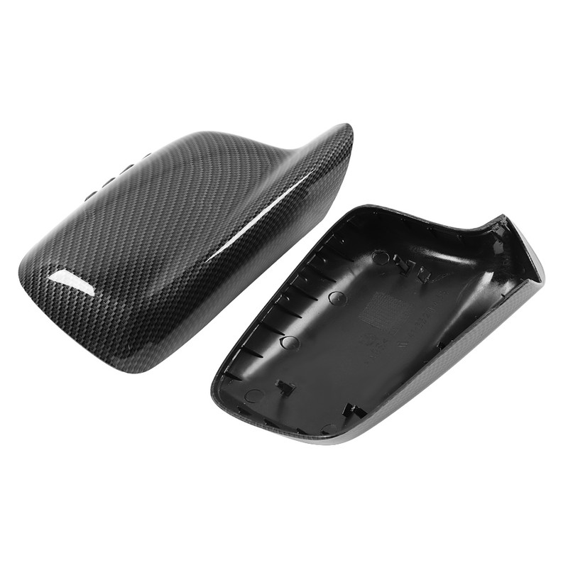 2pcs Rearview Wing Mirror Cover Housing for 3 Series E46