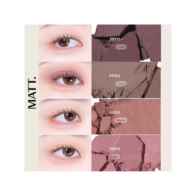 THE SAEM Saemmul Single Shadow 2g, Color:WH02 (Matt)