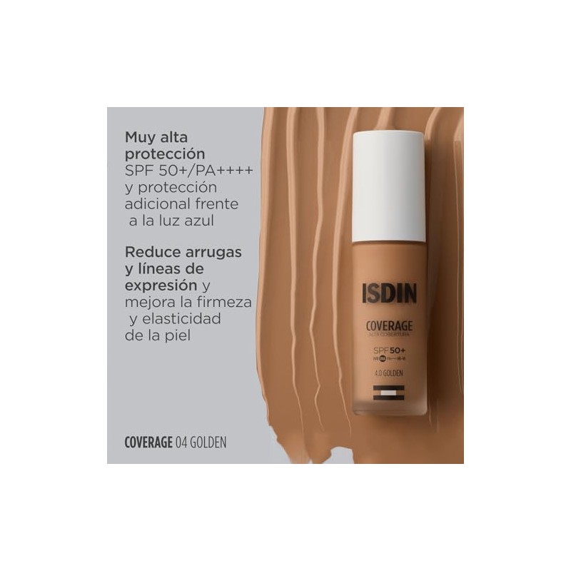 ISDIN COVERAGE 4 GOLDEN SPF50 30ML