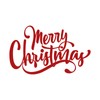 Merry Christmas Script Decal Vinyl Sticker Auto Car Truck Wall
