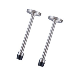 OHPHCALL 2Pcs Stainless Steel Door Stopper Cylindrical Design for Practical Floor Protection for Kitchen Living Room Bedroom Bathroom and Easy to Install
