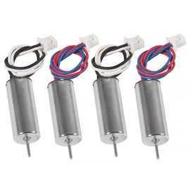 XIITIA 4pcs 8520/8.5x20mm Motor 15000KV Brushed Motors 4CW 4CCW Coreless Motor with JST-1.25 Connector for Model Aircraft/UAV/Quadcopter/Toy Aircraft, etc