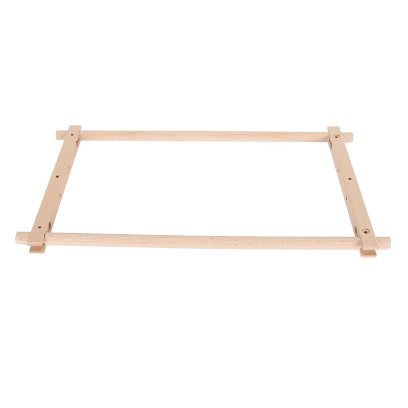 Cross Stitch Frame Rectangular Removable Wood Needlework Stretcher Frame Quilting