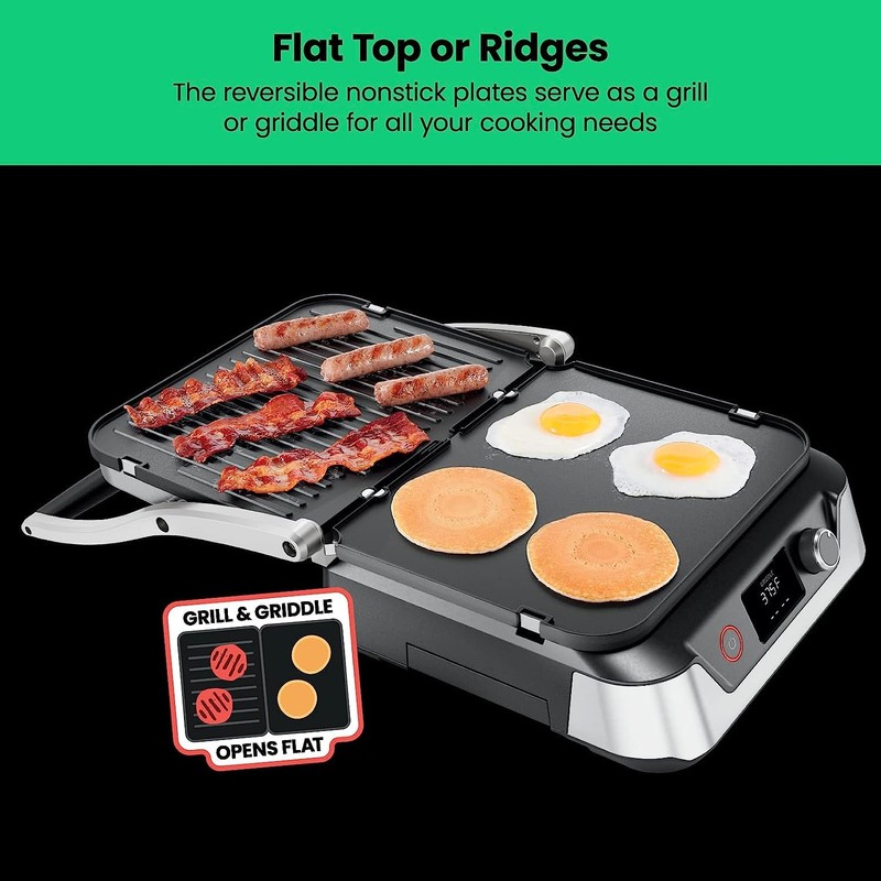 Chefman 5-in-1 Digital Panini Press Grill Sandwich Maker and Griddle