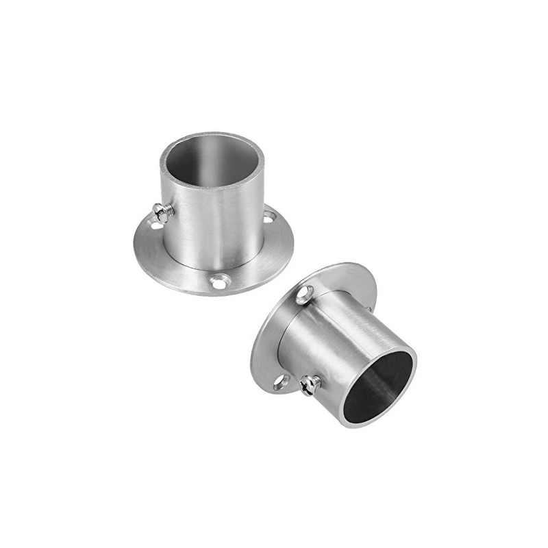 sourcing map Wardrobe Pipe Bracket 32 mm Wall Bracket Hanging