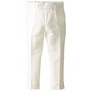 Isaac Mizrahi Boys' Solid Linen Pant, White, 4