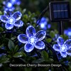 Solar Cherry Blossom String Lights for Outdoor Decoration – 20