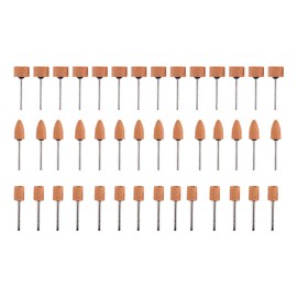 ANCLLO 42 Silicon Carbide Grinding Wheel Bits 1/8" Shank Abrasive Rotary Tool Kit For Metal Wood Glass Gemstone Polishing And Deburring