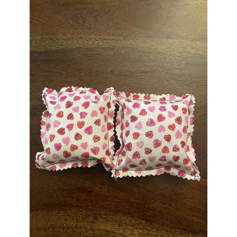 Unbranded Ravioli Shaped Catnip Cat Toy Valentine’s Day Themed ￼