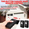 Kingdder 2 Pcs 8 Dip Switch Garage Door Remote Two