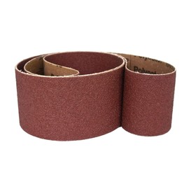 Starcke Premium 2-1/2 x 60 Aluminum Oxide Sanding Belts | For Wood, Metal, Composites & Solid Surface (24 Grit, 4 Pack)