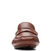 Clarks Men's Markman Way Loafer, Dark Tan Leather, 12
