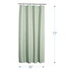 AmazerBath Waffle Stall Shower Curtain, Sage Green Shower Curtain Fabric,