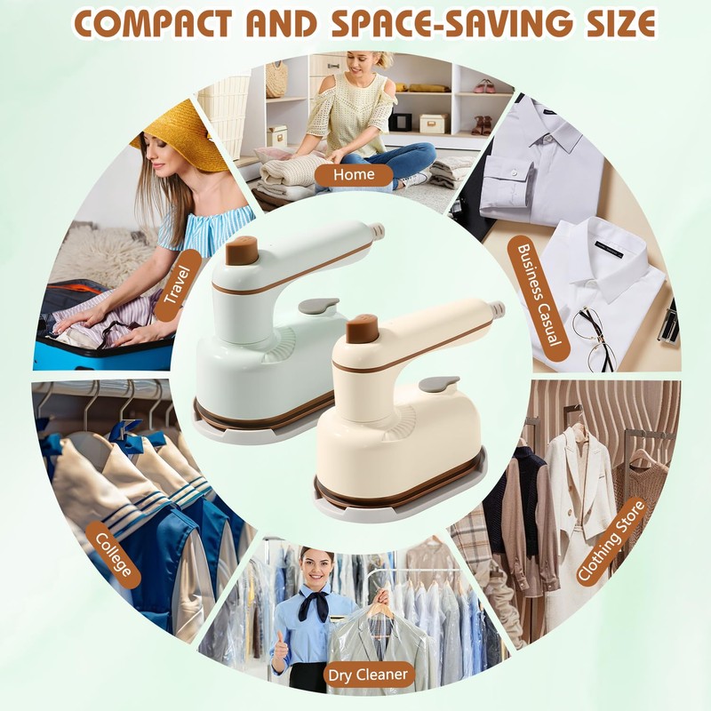 Sakerplus Steam Iron, 2-In-1 Steamer and Iron,Continuous Steam & Dry