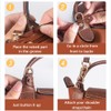 Gastinsave Purse Straps Replacement, Leather Handbag Crossbody Shoulder Strap Adjustable