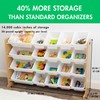 Humble Crew Extra-Large Toy Organizer with 20 Plastic Bins –