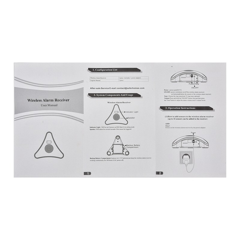 433MHz Solar Wireless Door Magnet Alarm Infrared Audible Detector