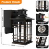 Motion Sensor Dusk Dawn Outdoor Wall Light Fixture with GFCI