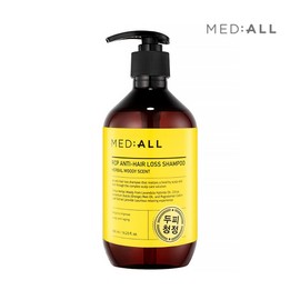 Mediol Scalp Cleansing Hair Loss Relief Functional Shampoo Woody Scent 480ml / 메디올 두피청정 탈모완화 기능성 샴푸 우디향 480ml