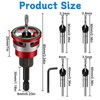 NCTNCX Countersink Drill Bit Set 6 Pieces 2.8 mm, 3.2