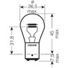 Osram 7225-02B Bulb, Brake-/Taillight