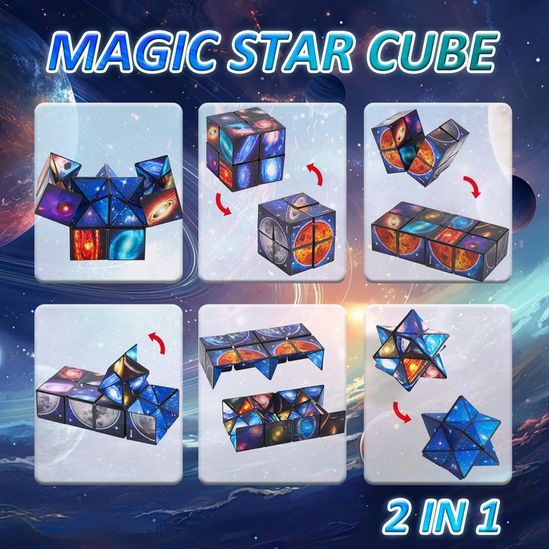 Star Cube Magic Cube, 2 in 1 Magic Cube Infinity