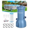 KimFilter Pro Series 1000 GPH Above Ground Pool Filter Pump