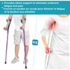 Antdvao Forearm Crutches Pair Folding Forearm Crutches Anti-Drop Cuff Reduces