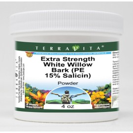 Extra Strength White Willow Bark (PE 15% Salicin) Powder (4 oz, ZIN: 512920)