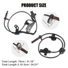 uxcell 4pcs Front Rear Left Right ABS Sensor Wheel Speed
