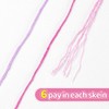 Embroidery Floss 16 Skeins 8.7 Yard Rainbow Colors Friendship Bracelet