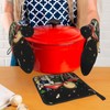 Cute Mushroom Oven Mitts and Pot Holders Sets of 3