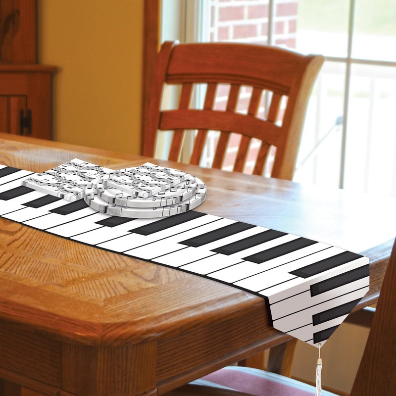 Piano Keyboard Table Runner